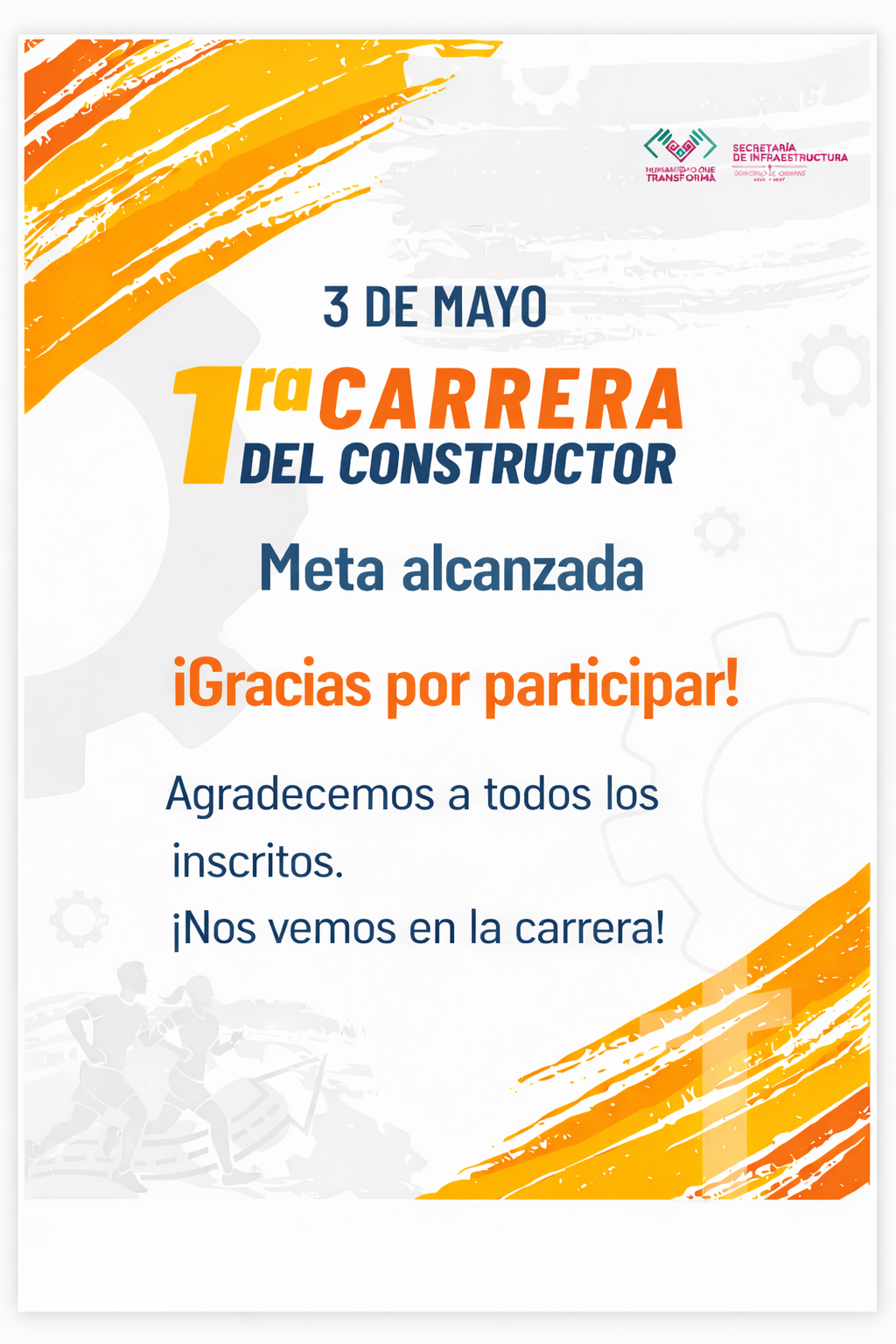 Meta alcanzada - Carrera del Constructor